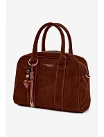 Kufříková Eko Semišová Kabelka s Přívěskem Camel Sorielle