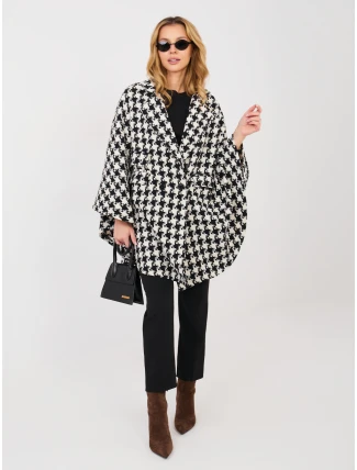 Kabát LK EN 510132.94 černobílý