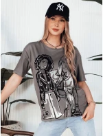 COMIS dámské tričko tmavě šedé FashionStreet RY2607