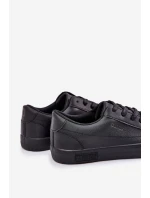 Pánské Klasické Nízké Tenisky Z Eko Kůže Big Star NN174252 Černé