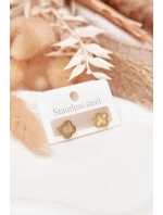 Náušnice ze nerezové oceli zlaté Náušnice ze nerezové oceli zlaté