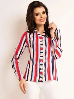 Dámská košile A 170 Lila Stripes - Awama