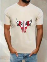 FashionStreet béžové pánské tričko RX4932