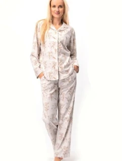 Pyžamo Key LNS 567 B25 long/r S-XL dámské na zip