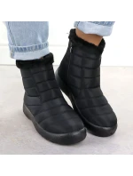 Dámské ploché zateplené sněhule černé Potocki SU33069