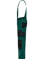 Daiber JN 1833 (42-60) Pracovní kalhoty s laclem - Strong 02.133M dark green/black Daiber JN 1833 (42-60) Pracovní kalhoty s laclem - Strong 02.133M dark green/black