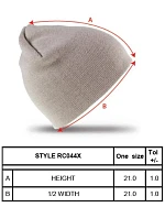 Result Headwear RC 044X Pletená čepice 28.044X stone Result Headwear RC 044X Pletená čepice 28.044X stone