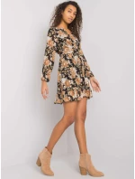 Šaty DHJ SK 12220 2.14P černá a béžová Šaty DHJ SK 12220 2.14P černá a béžová