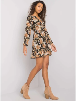 Šaty DHJ SK 12220 2.14P černá a béžová Šaty DHJ SK 12220 2.14P černá a béžová