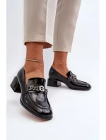 Lakované kožené lodičky, černá S.Barski Lakované kožené lodičky, černá S.Barski