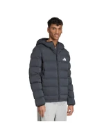 Pánská péřová bunda adidas Helionic Climawarm Stretch Hooded Jacket Black JN2114 pánské oblečení