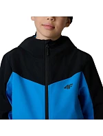 Chlapecká softshellová bunda 4F M477 modrá 4FJWSS26TSOFM477 33S