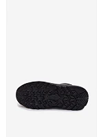 Pánské Eko Kožené Tenisky Černé Torven