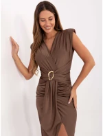 Šaty IT SK 21171.07P hnědé Šaty IT SK 21171.07P hnědé