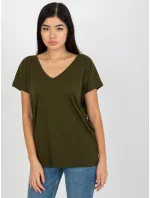 Dámské tričko RV TS 4832.30 khaki Dámské tričko RV TS 4832.30 khaki