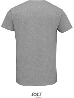 SOL'S Imperial V Men Pánské tričko do V z těžké bavlny 25.2940 grey melange