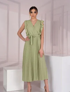Merlotina Olivové šaty - Merribel