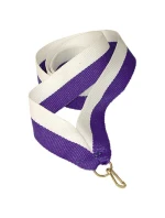 Stuha 11 mm - bílá a modrá