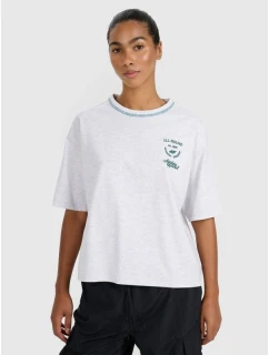 Dámské tričko oversize s potiskem 4F 4FRSS25TTSHF2979-26M