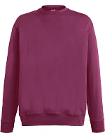 Fruit of the Loom Lightweight Set-In Sweat Pánská mikina 16.2156 burgundy Fruit of the Loom Lightweight Set-In Sweat Pánská mikina 16.2156 burgundy