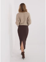 RV SD sukně A1067.84 tmavě hnědá