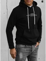 Pánská černá mikina FashionStreet BX5458