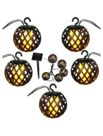 SOLÁRNÍ LAMPA FIREBALLS 7CM 5KS