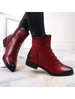 Jezzi W JEZ52G zateplené zdobené boty červená Jezzi W JEZ52G zateplené zdobené boty červená