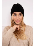 Fleecová čepice K204 černá