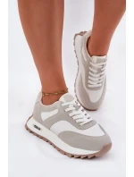 Semišové tenisky na platformě dámské Big Star RR274896 HI-POLY SYSTEM bílo-šedé Semišové tenisky na platformě dámské Big Star RR274896 HI-POLY SYSTEM bílo-šedé