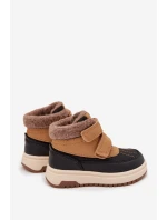 Dětské zimní boty sněhule na suchý zip Camel Darlene