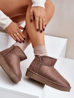 Dámské sněhule na platformě D.Franklin DFSH370010 Taupe