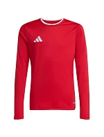 Adidas Entrada 26 dětské tričko s dlouhým rukávem červené KF5878