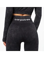 Carpatree Yasmine dámské sportovní legíny s vysokým sedem mramorové - CP-YSL-BL