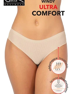 Dámské kalhotky brazilky 41670 Windy Ultra Comfort béžové - Gatta