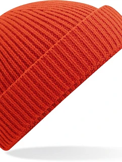 Beechfield B 383R Pletená čepice "Harbour" 53.383R fire red