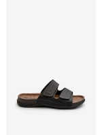 Pohodlné pánské sandály s suchými na suché Inblu GV00002I černé Pohodlné pánské sandály s suchými na suché Inblu GV00002I černé