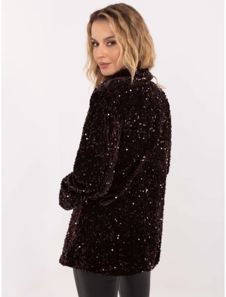 MI MA bunda 24656.01 tmavě hnědá