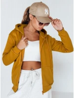 Dámská mikina na zip s kapucí camel BY0227 Dámská mikina na zip s kapucí camel BY0227