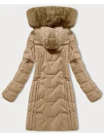 Béžová zimní bunda s odepínací kapucí S'west (R8199-46) Béžová zimní bunda s odepínací kapucí S'west (R8199-46)