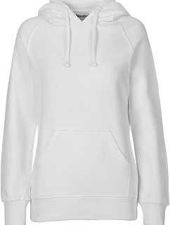 Neutral O 83101 Dámská mikina s kapucí z bio bavlny 77.8311 white