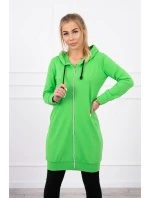 Mikina s kapucí světle zelená Mikina s kapucí světle zelená