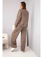 Dámský set máslový mikina + kalhoty mocca Dámský set máslový mikina + kalhoty mocca
