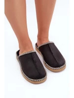 Domácí Obuv Pantofle S Vyšíváním Dámské Inblu Černé EY000028 Domácí Obuv Pantofle S Vyšíváním Dámské Inblu Černé EY000028
