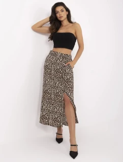 Sukně D73771M50222B hnědá