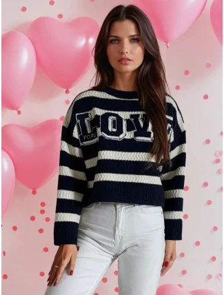 CHLOE dámský svetr námořnická modř FashionStreet MY1974