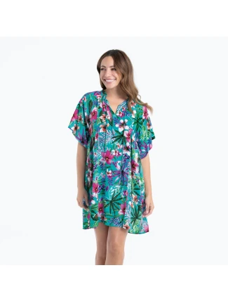 Style Tahiti tunika 8130 capri blue - RosaFaia Style Tahiti tunika 8130 capri blue - RosaFaia