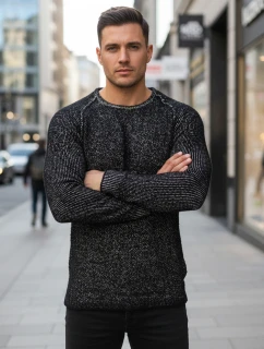 Pánský svetr černý WX2311z