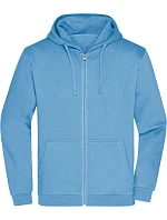 Daiber JN 756 Pánská mikina s kapucí 02.0756 sky blue