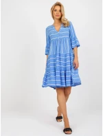 Dámské šaty D73771M30214F modré - FPrice